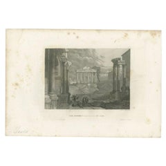 Antique Print of the Roman Forum by Meyer, 1836