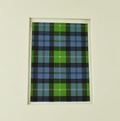 Antique Print of the Scottish Clan Campbell Tartan, circa 1860