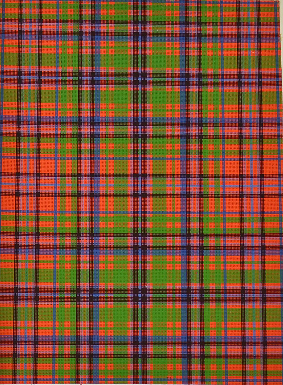 Victorian Antique Print of the Scottish Clan Macdougall Tartan, circa 1860