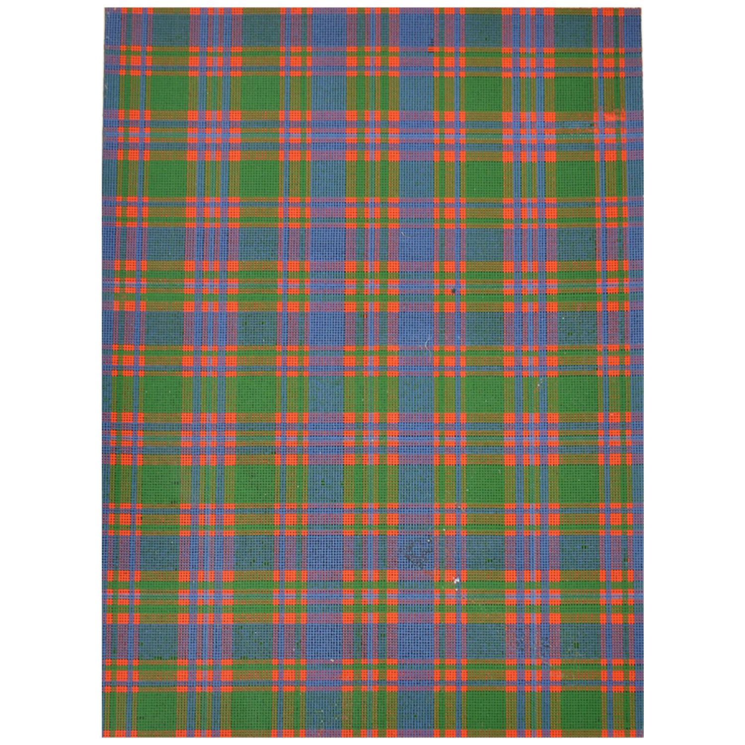 Antique Print of the Scottish Clan Macintyre Tartan, circa 1860