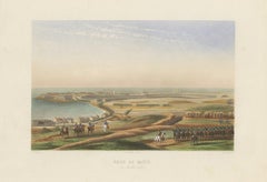 Antique Print of the Siege of Gaeta 'circa 1860'