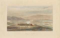 Antique Print of the Siege of Toulon 'circa 1860'