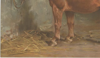 Antique Print of the Suffolk Horse by O. Eerelman, 1898, view 4