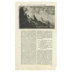 Antiker Druck des Tempels von Sang Wan Hab von Nieuhof, 1665