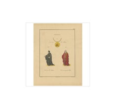 Antique Print of Various Medals of Venice by G.L. de Rochemont, 1843