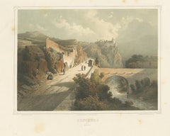 Antique Print of Zenoburg by Reiffenstein & Rösch, c.1860