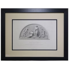 Antique Print, "Spring and Autumn"