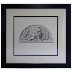Antique Print, "Spring and Autumn"