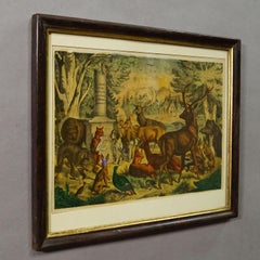 Antique Print 'The Hunters Tomp', Germany late 19th century