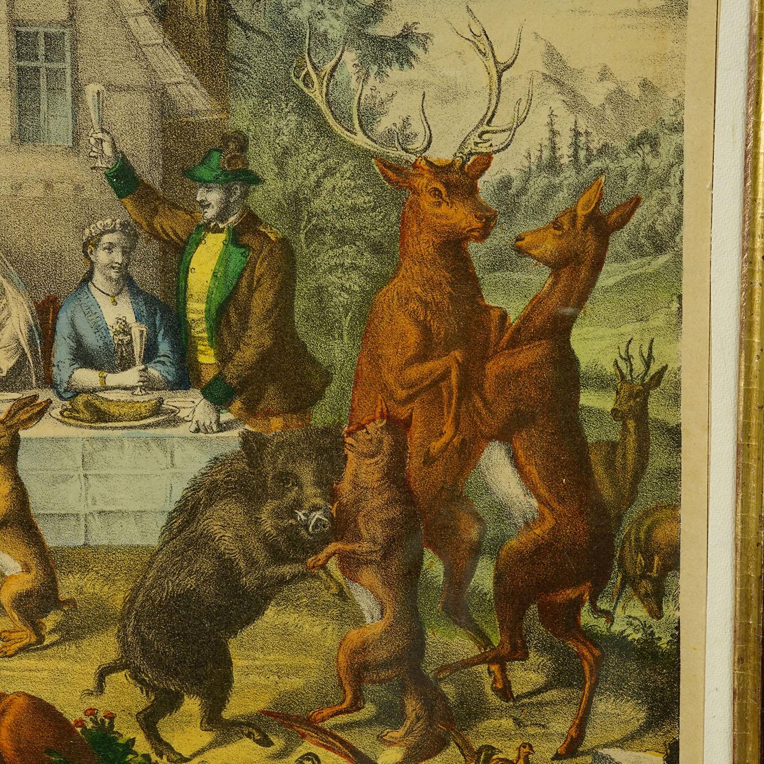 Verre Estampe ancienne 