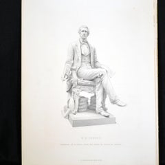 Antique Print, "W. H. Seward"