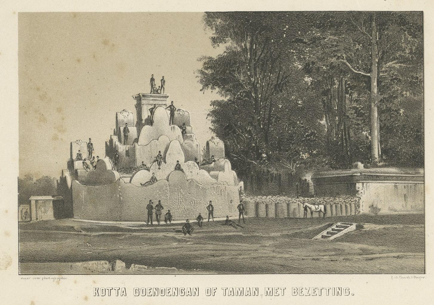 Antique Print with Huge Kanon and Occupation of Kraton in Aceh, Indonesia, 1874 For Sale 3