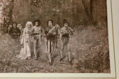 Stampa antica con matrimonio