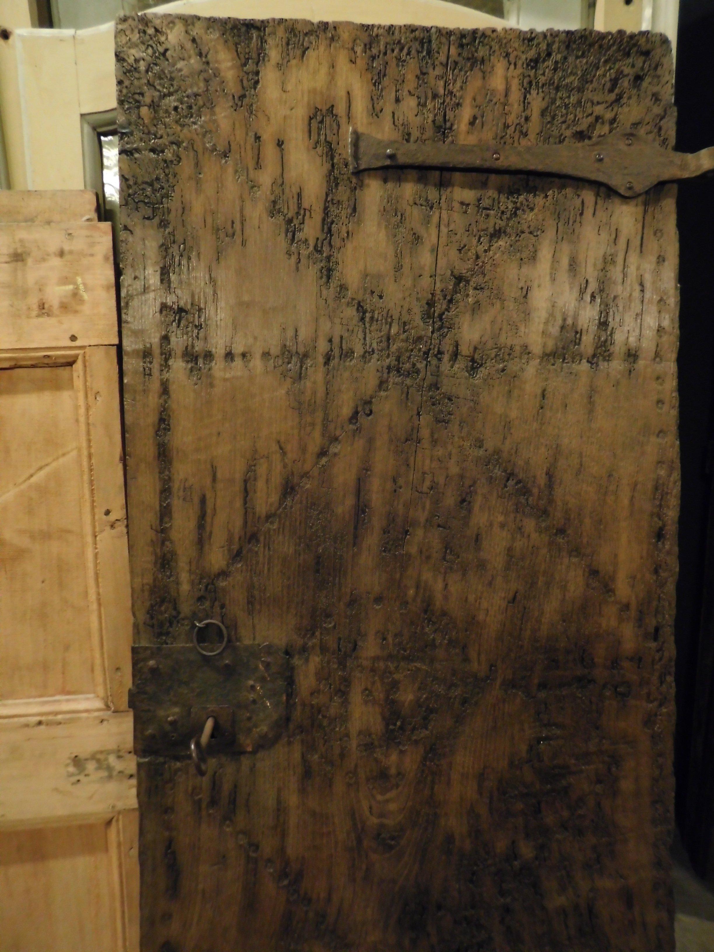 wooden prison door