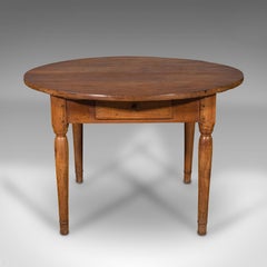 Antique Provencal Baker's Table, French, 4 Seat, Kitchen, Boulangerie, Victorian