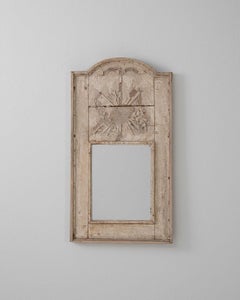 Miroir provençal ancien, bois et verre, de style français, 1800-1809