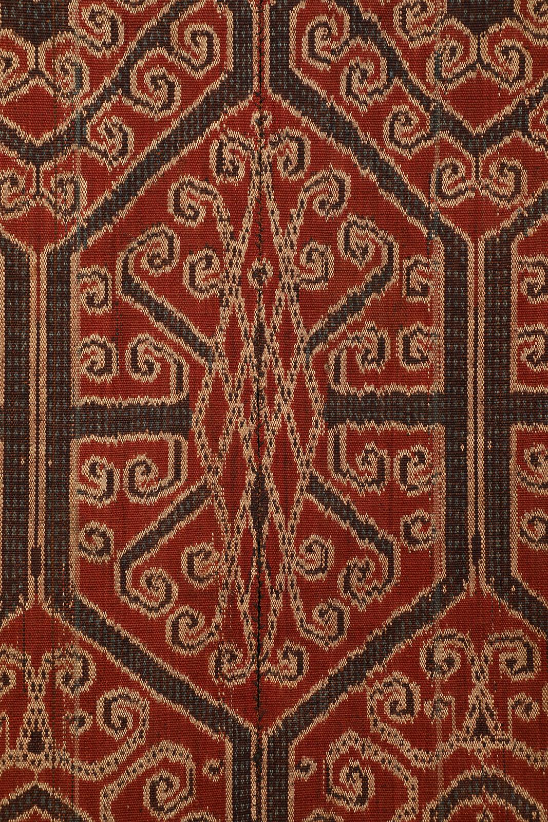 Malaisien Ancien Pua Kumbu  Textile tribal tissé Ikat du Sarawak en vente