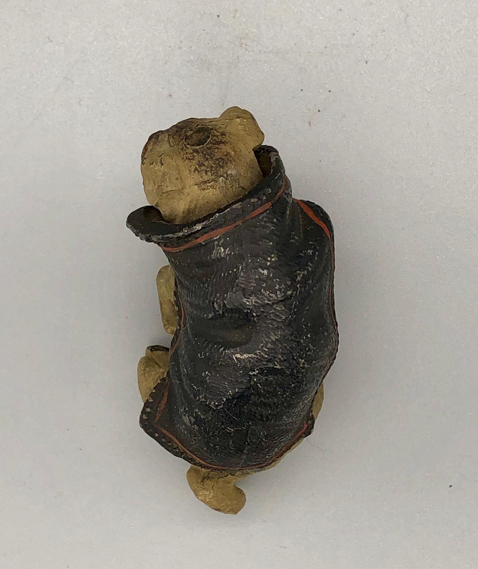Antique Pug Dog Bobblehead Nodder, Cold Painted Cast Metal, Late 1800s ...