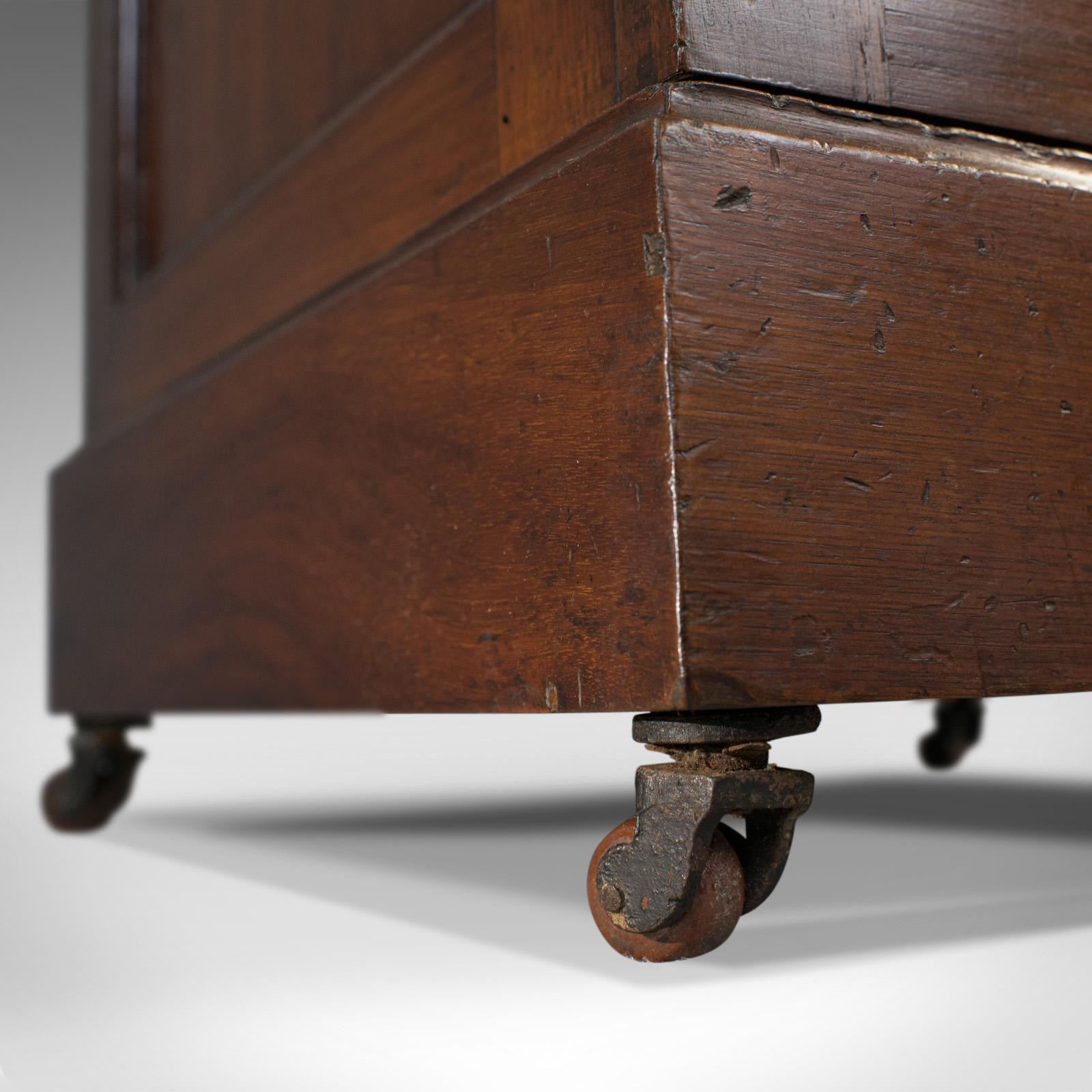 Antique Purdonium, Table and Coal Box, English, Walnut, Early 20th Century For Sale 4