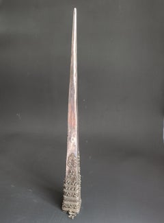 Antique Pyramidal Hmong Hill Tribe Silver Hairpin – Asian art antiques