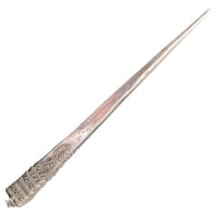 Antique Pyramidal Hmong Hill Tribe Silver Hairpin – Asian art antiques
