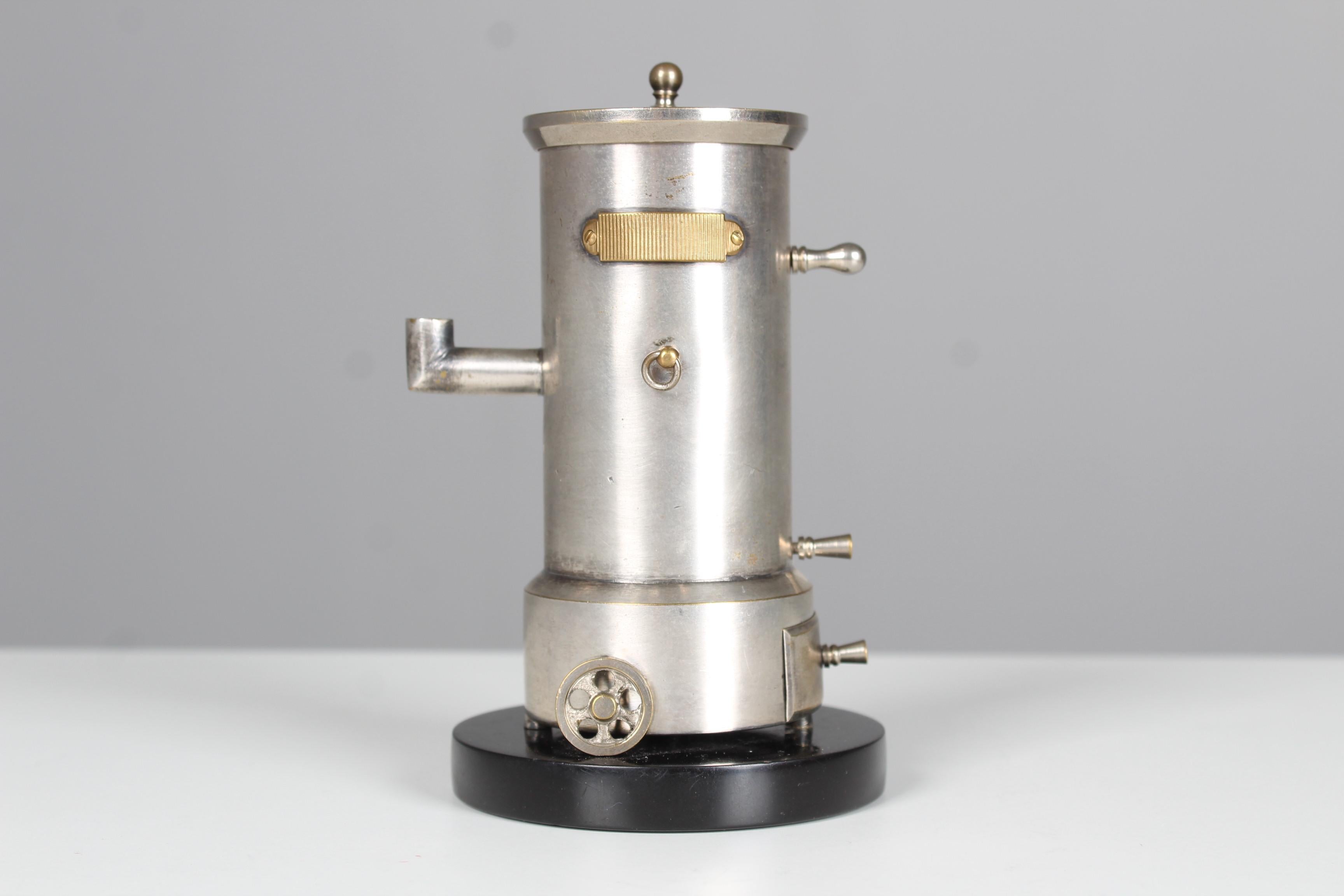 Antique Pyrogene, Smoking Utensil, France, Miniature Stove, Early 20th Century In Good Condition In Greven, DE