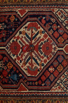 Antique Qashqai Bag Face Pillow