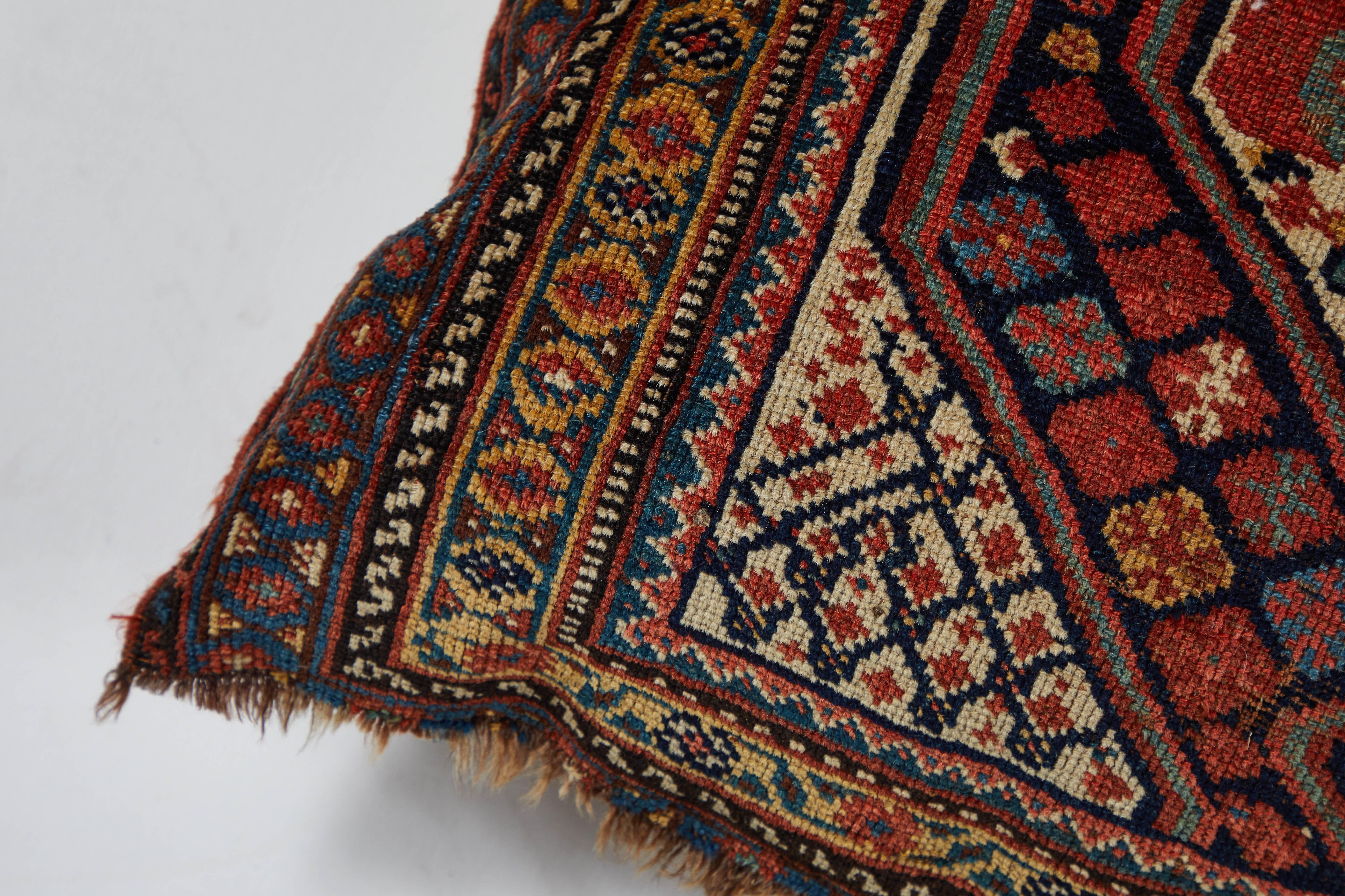 Persian Antique Qashqai Bag Face Pillow For Sale