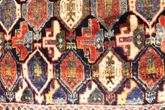 Antique Qashqai bag/ Rug, Unusual