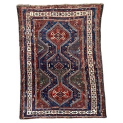 Antiker Qashqai-Teppich 3,00 m x 2,01 m