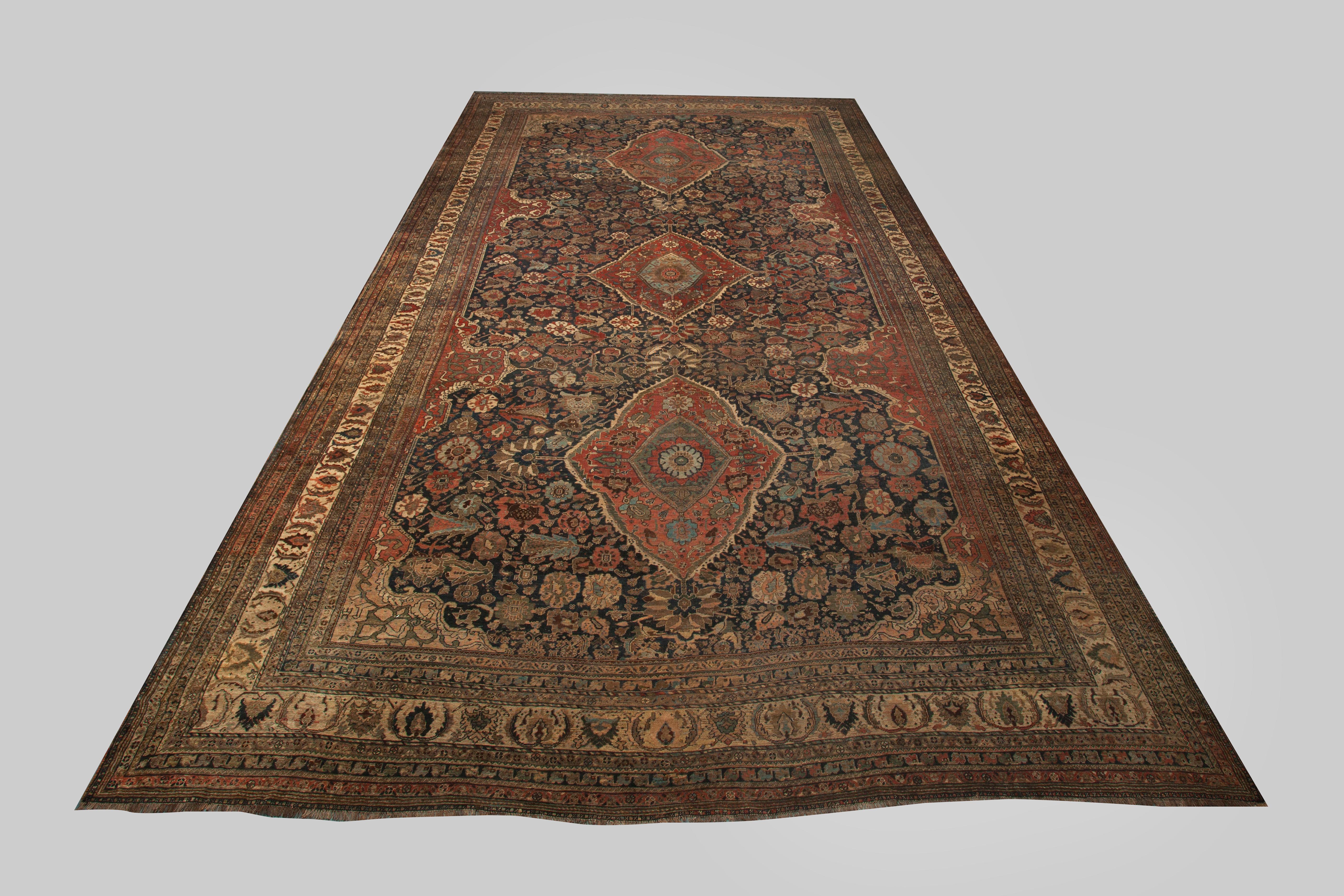 Antiker Qashqai-Teppich 605x380cm (20. Jahrhundert) im Angebot