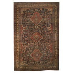 Antiker Qashqai-Teppich 605x380cm