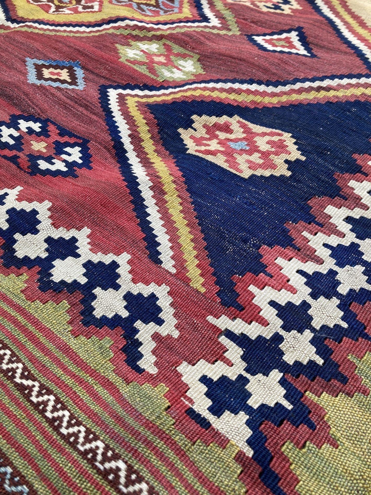 Antique Qashqai Kilim For Sale 2