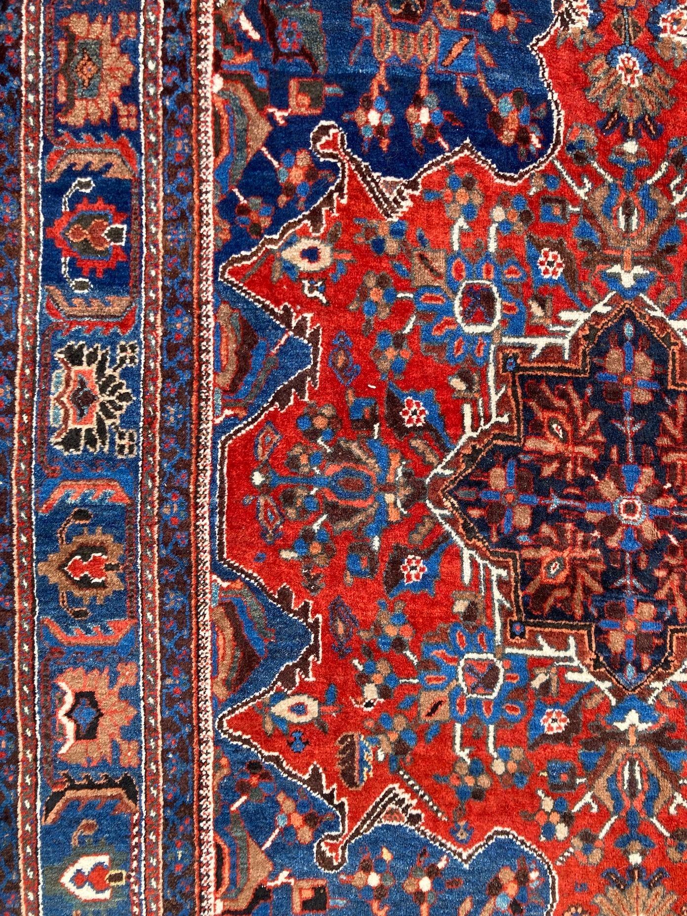 Antiker Qashqai-Teppich, 2,20 m x 1,51 m, antik im Angebot 8