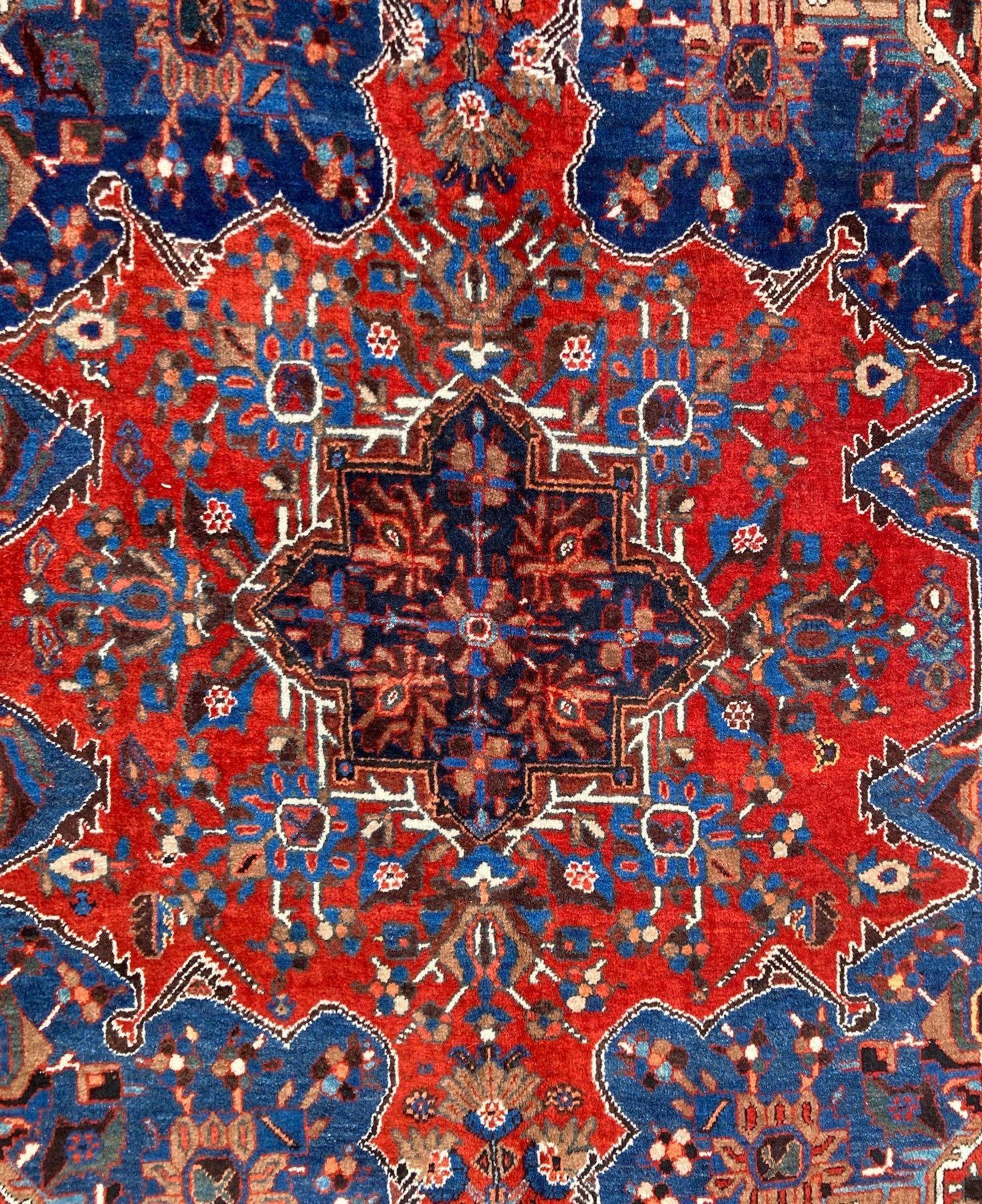 Antiker Qashqai-Teppich, 2,20 m x 1,51 m, antik im Angebot 9