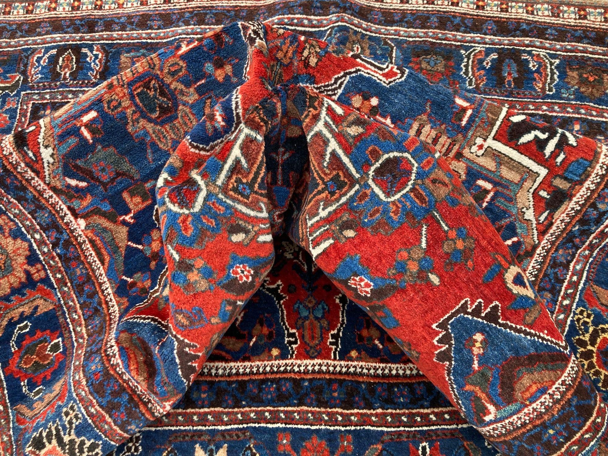Antiker Qashqai-Teppich, 2,20 m x 1,51 m, antik im Angebot 12