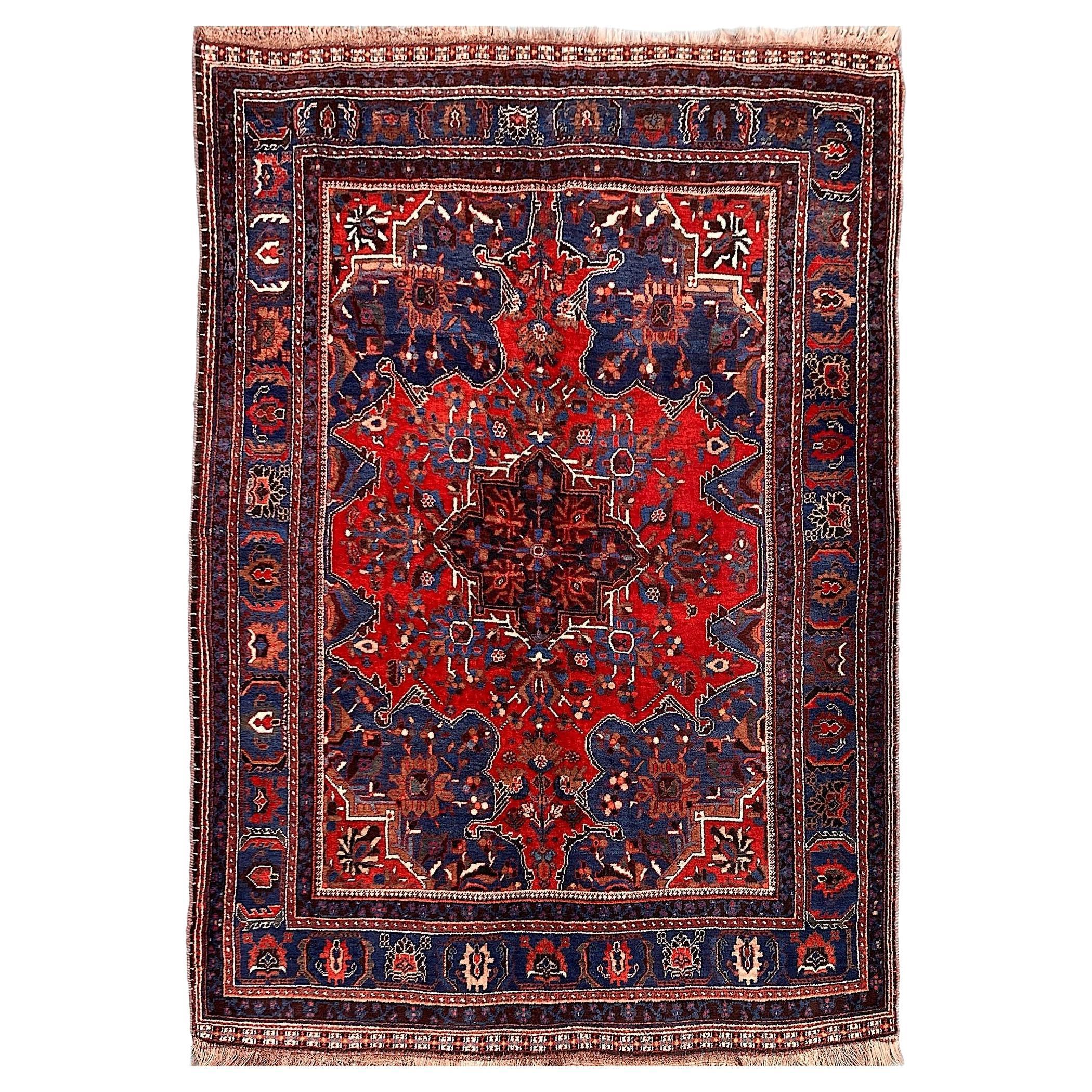 Antique Qashqai Rug 2.20m x 1.51m