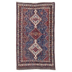 Antique Qashqai Rug 2.54m X 1.41m