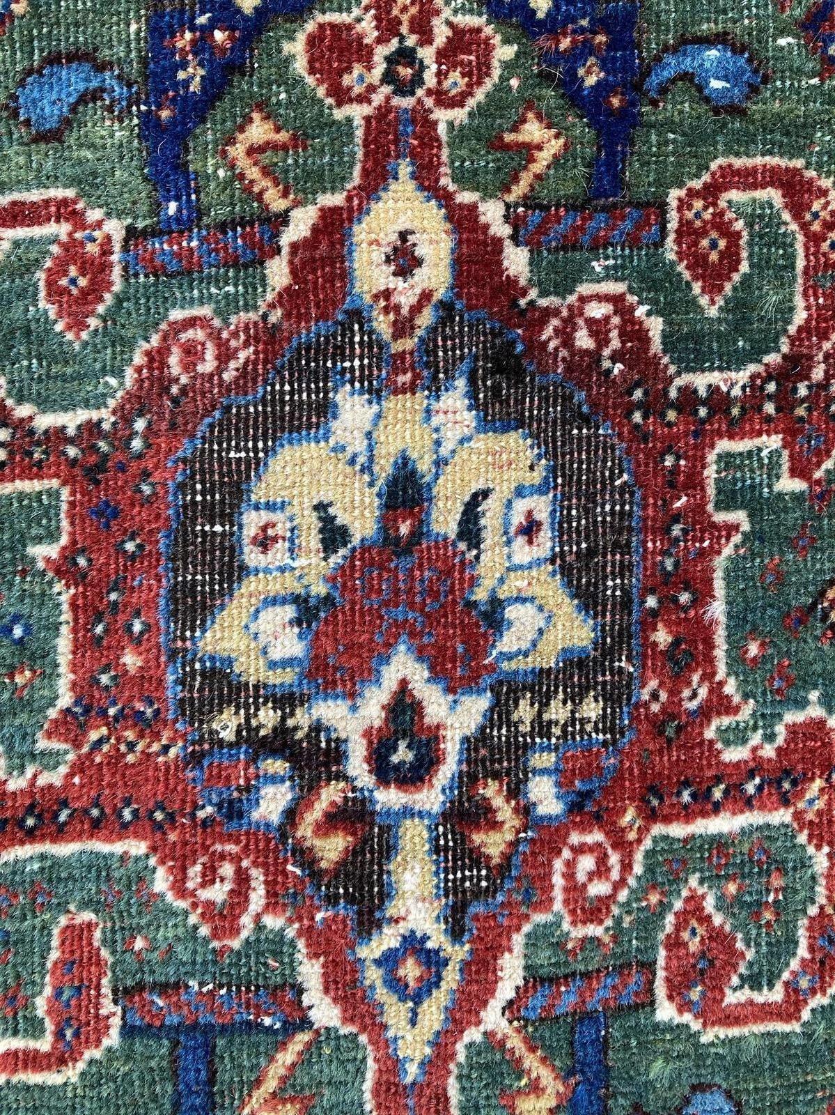 Tapis Qashqai ancien de 2,62 m x 1,57 m en vente 12