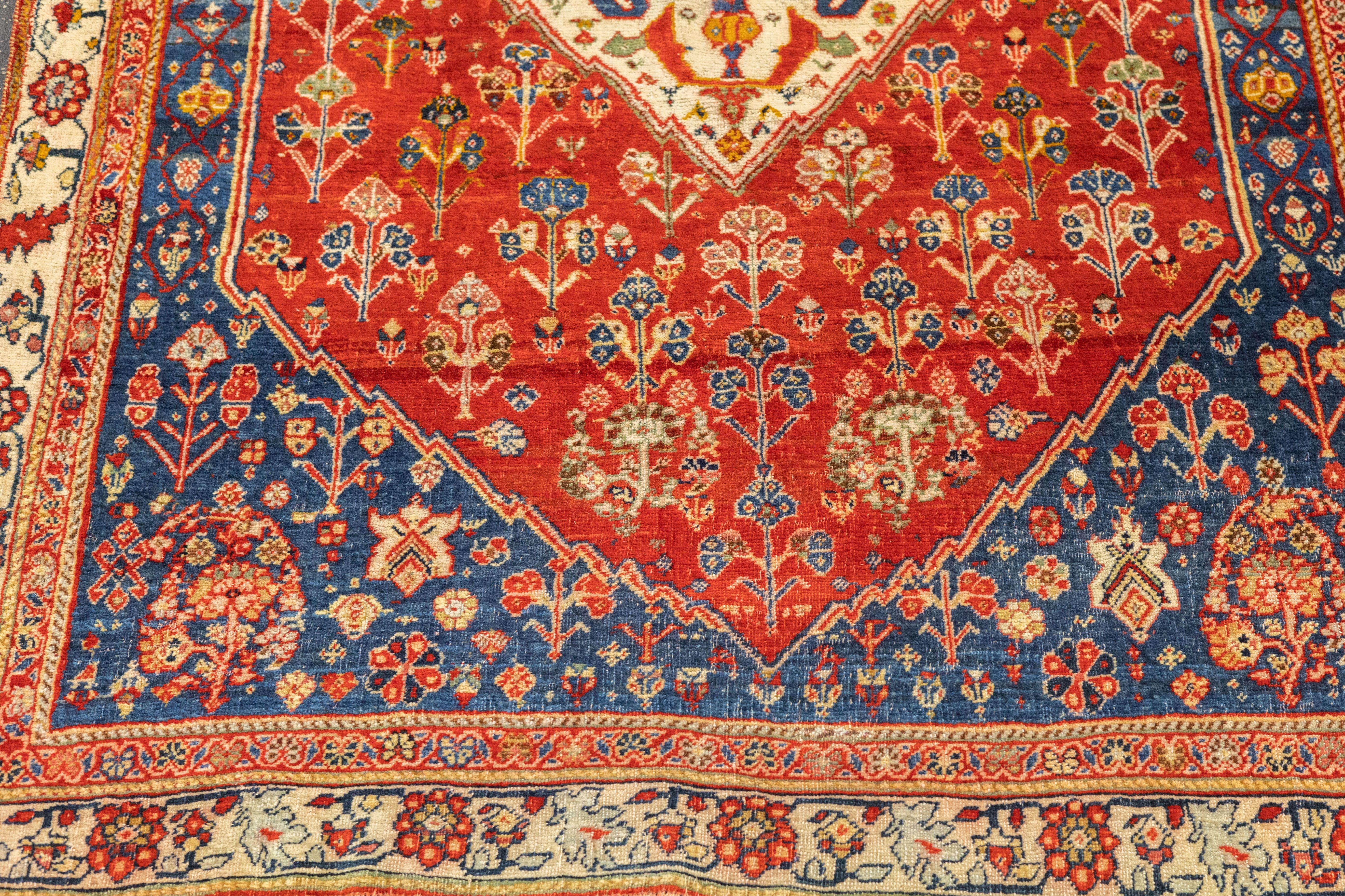 Antique Qashqai Rug 3'5'' x 5'0