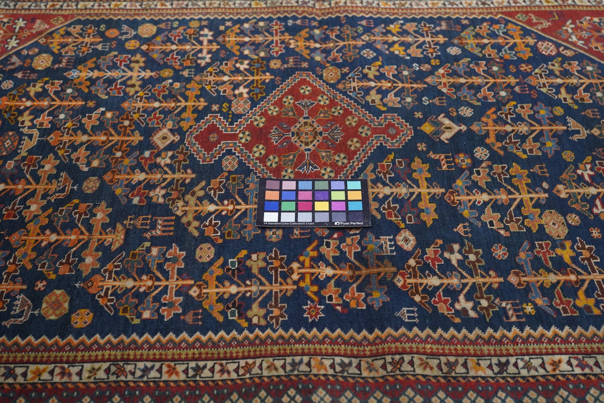 Antique Qashqai Rug For Sale 3