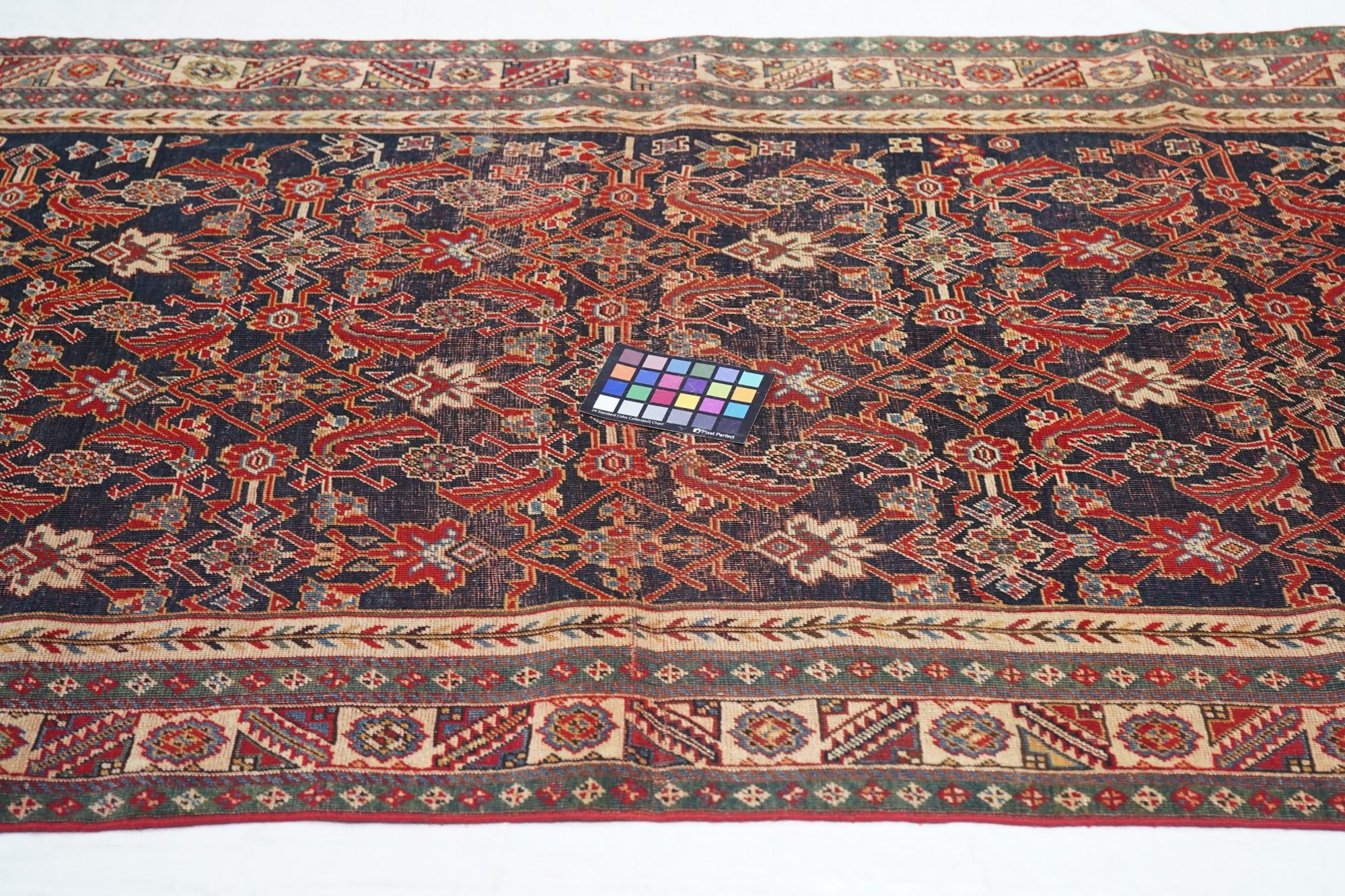 Antique Qashqai Rug For Sale 1