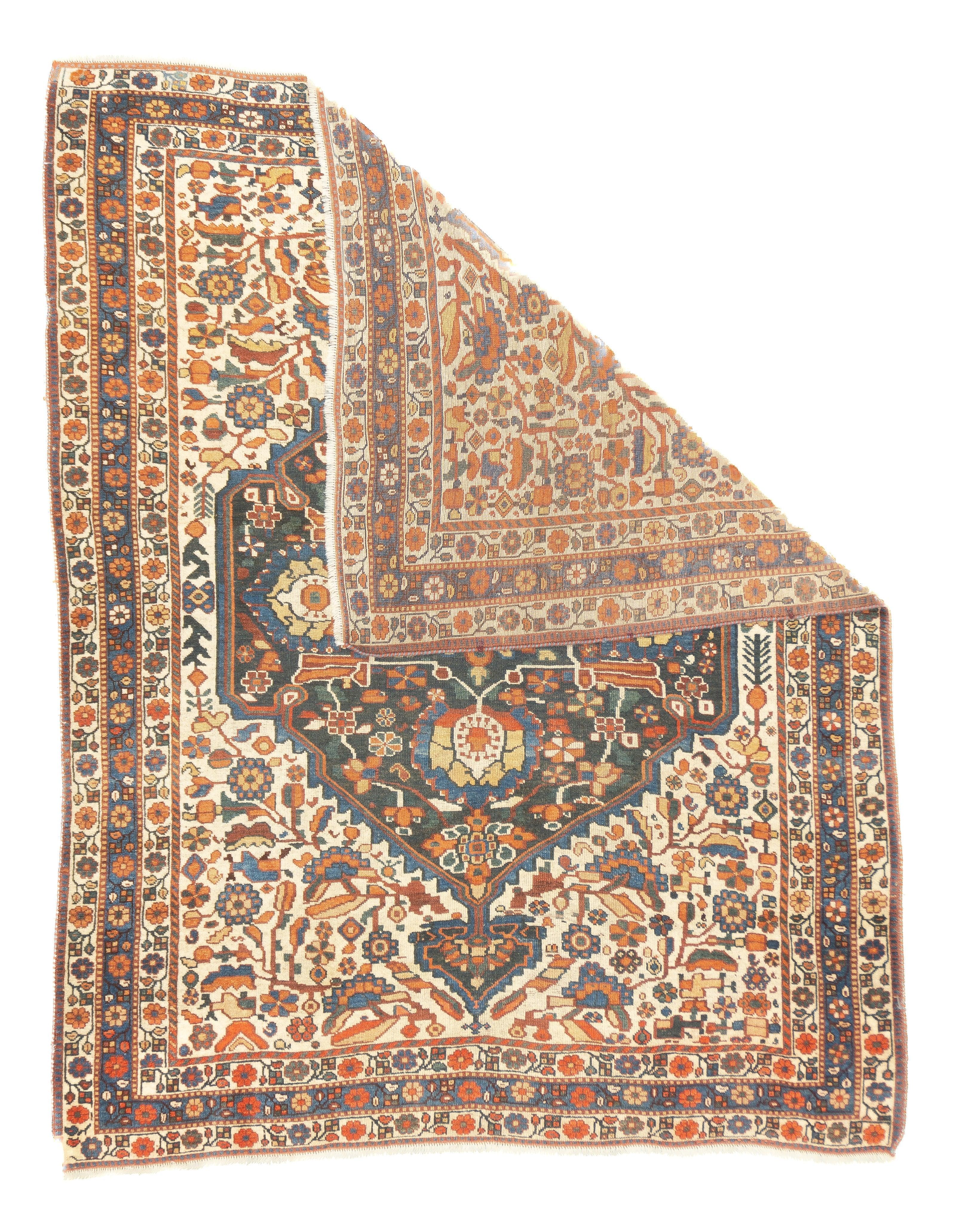 Antique Qashqai Rug 4'10'' x 6'0