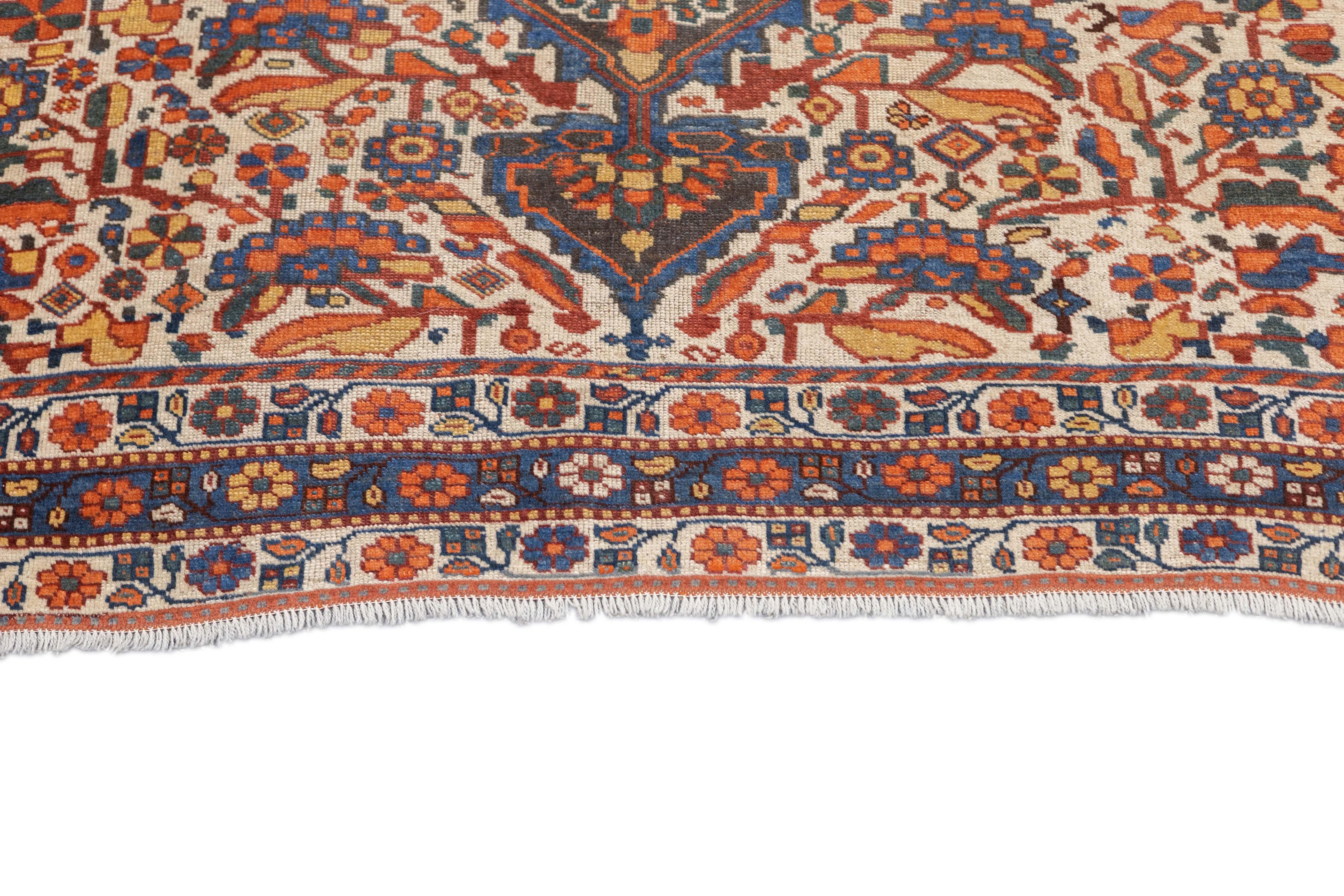 Antique Qashqai Rug 4'10'' x 6'0