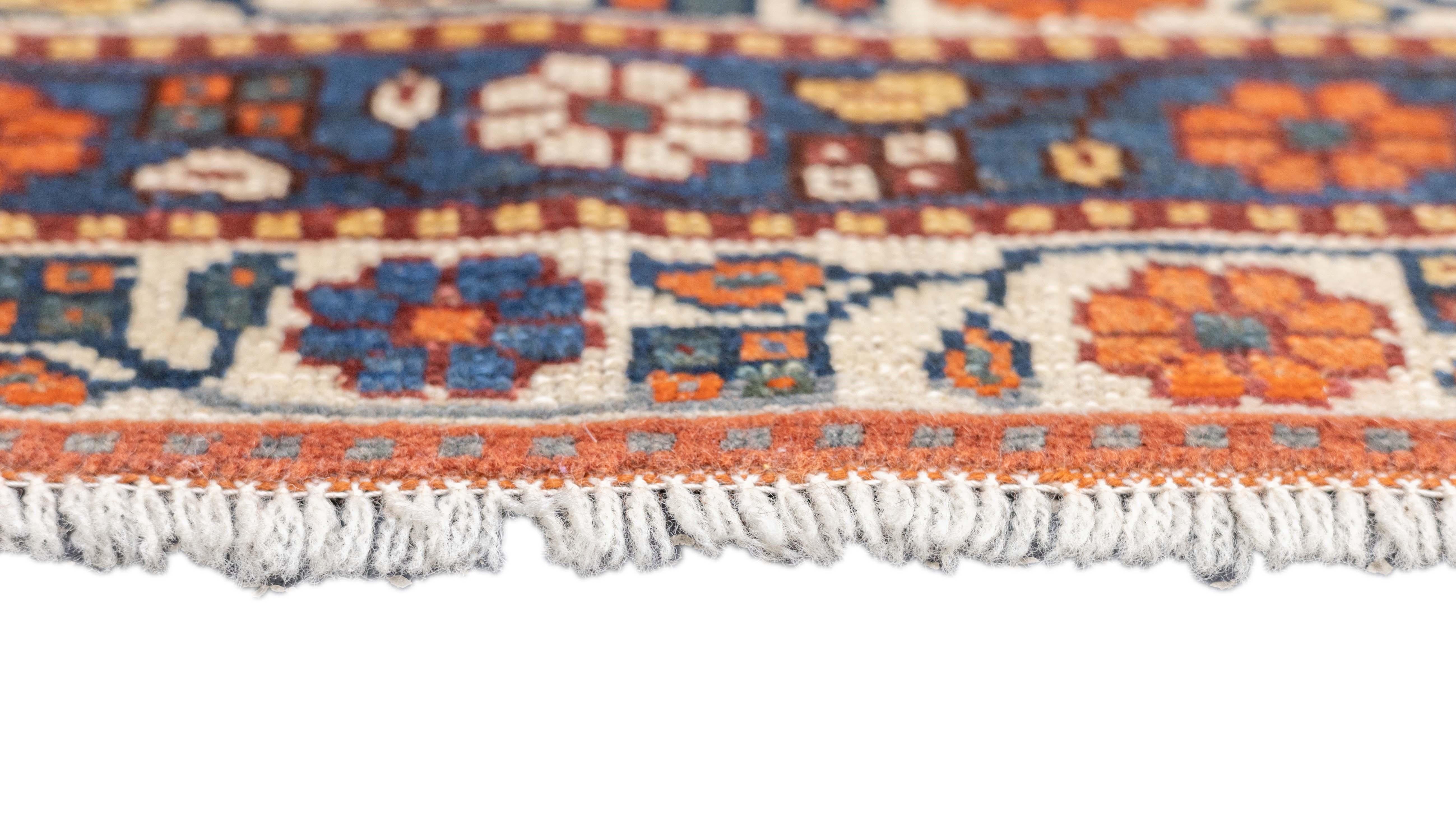 19th Century Antique Qashqai Rug 4'10'' x 6'0