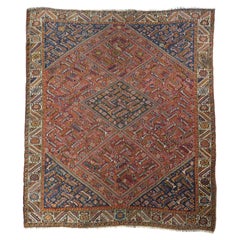 Antique Qashqai Rug 4'2'' x 5'2''