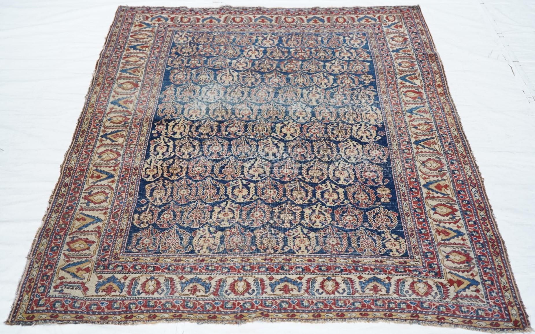 Antique Qashqai Rug For Sale 3