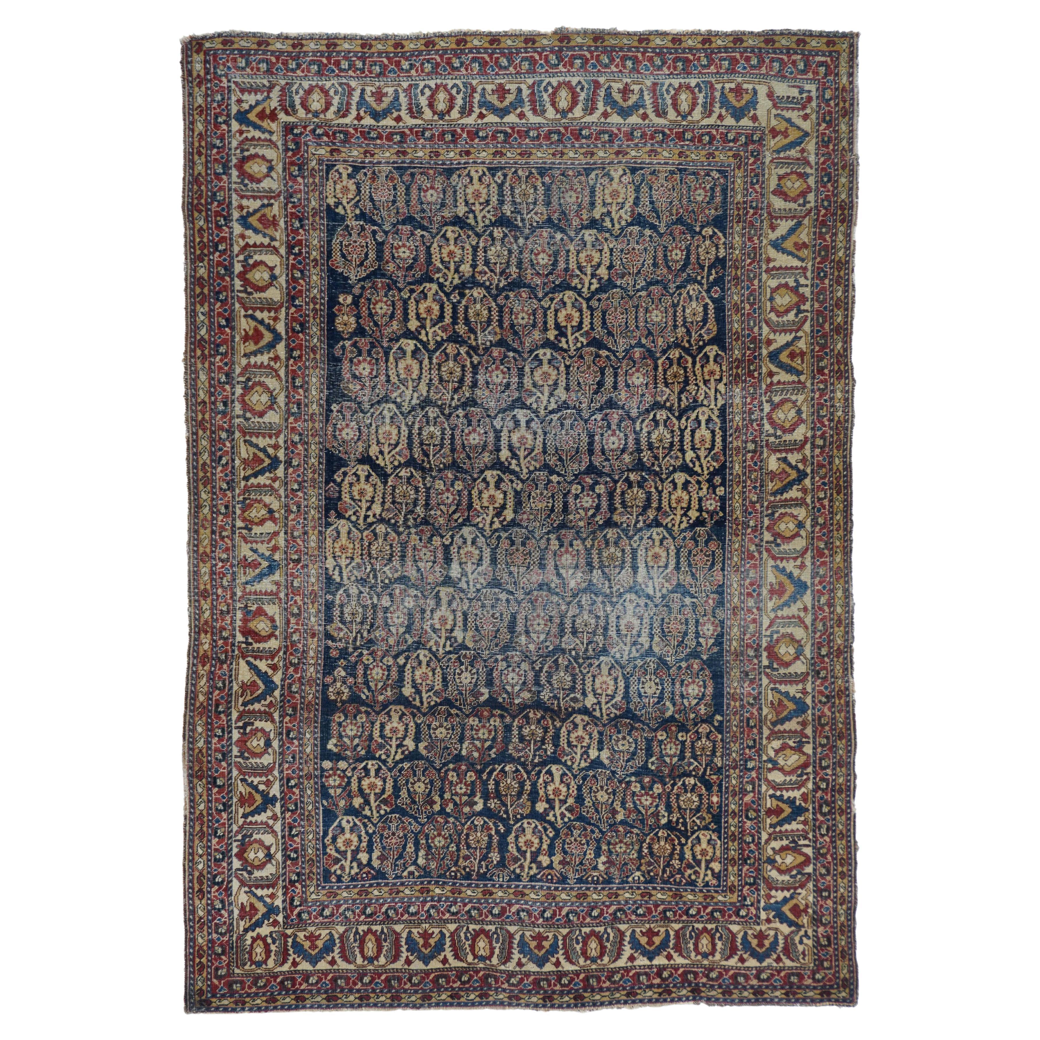 Antique Qashqai Rug For Sale