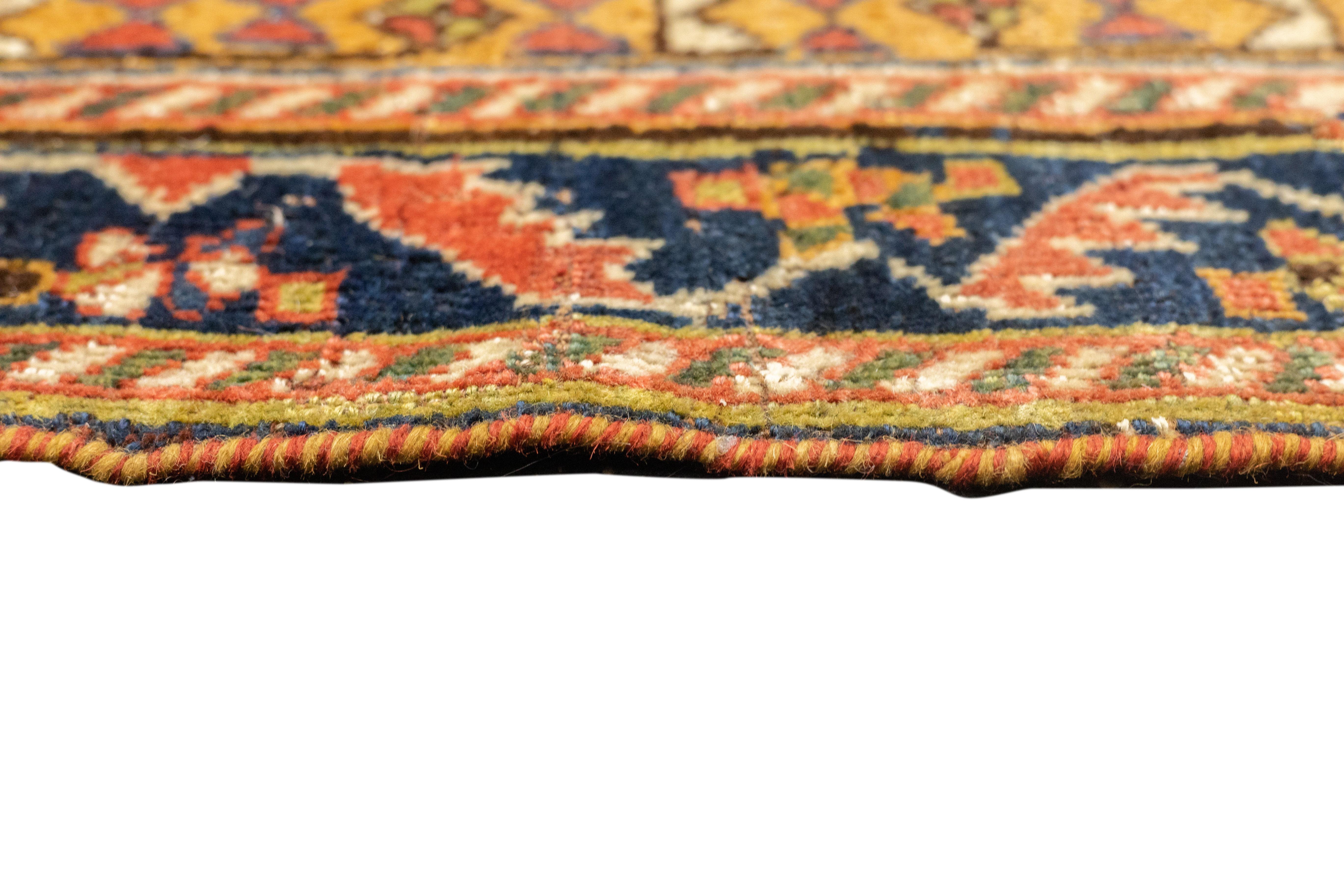 Antique Qashqai Rug 4'9'' x 6'8'' In Good Condition For Sale In New York, NY