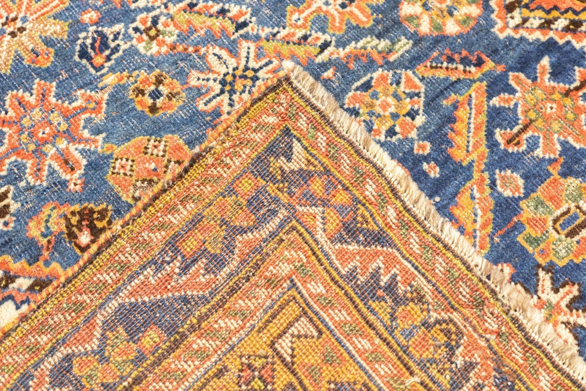Antique Qashqai Rug 4'9'' x 6'8'' For Sale 1
